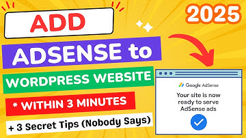 Google AdSense toevoegen aan WordPress | Google AdSense aanvragen voor WordPress-website 2025