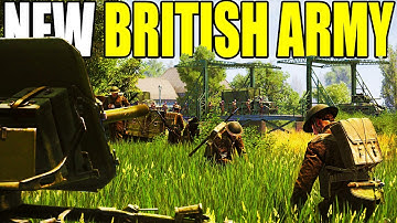 First Look at NEW WW2 BRITISH ARMY Battle Simulator DLC for GATES OF HELL Finest Hour!