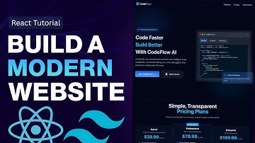 Build and Deploy a Modern Website in ReactJS and Tailwind CSS | Fully Responsive React UI / UX