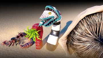 Monster Worm & Sandworm Size Comparison | GOD WORM VS DUNE