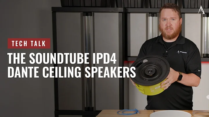 The SoundTube IPD4 Dante Ceiling Speakers on Pro Acoustics Tech Talk Episode 150