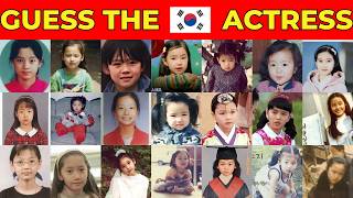 K-Drama Challenge: Can You Guess The Top 40 Korean Actresses From Their Childhood?