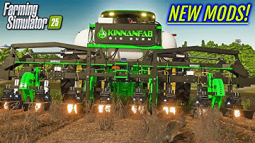 New Mods - Weed Burner, JD 4213 (Lego Set in FS25), & New Map! (24 Mods) | Farming Simulator 25
