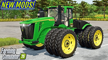 New Mods - Weed Burner, JD 4213 (Lego Set in FS25), & New Map! (24 Mods) | Farming Simulator 25