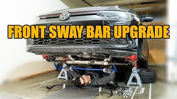 MK8 GTI Front Sway Bar Install - You Can Do it at Home
