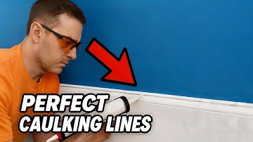 PERFECT lines with caulking and tape.