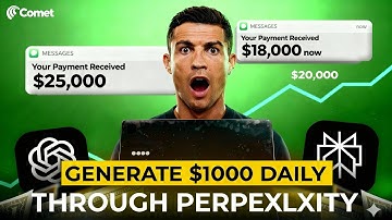 comet browser refer and earn | PERPLEXITY NEW BROWSER COMET COMMISSION SYSTEM | EARN $1000 DAILY