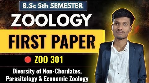 BSc 5th Semester Zoology 1st paper Answer Key 2025 | ZOO 301 Answer Key 2025 |Zoology 301 Answer Key