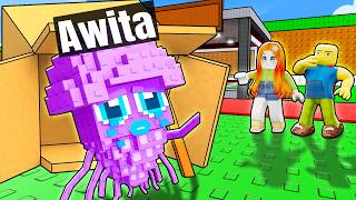 Me Hice pasar por BRAINROT BEBÉ POBRE en Steal a Brainrot…