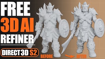 Create BETTER Local 3D AI Models Than Ever Before! (Direct3D-S2)