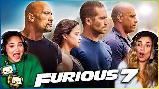 FURIOUS 7 Movie Reaction! | First Time Watch! | Vin Diesel | Paul Walker | Jason Statham