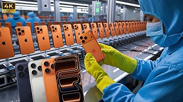 Inside the Apple Factory | How the Orange Titanium iPhone 17 Pro Max Is Made (Full Process)