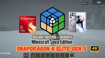 Distant Horizons + Shaders on Snapdragon 8 Elite Gen 5 (Redmagic 11 Pro) INSANE Render Distance!