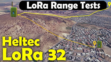 ESP32 LoRa Range Test – Real Off-Grid ESP32 LoRa Communication – Heltec LoRa 32,