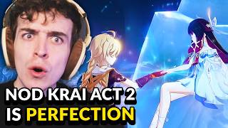 THEY ACTUALLY DID IT... Nod Krai Act 2 Archon Quest Luna 1 FULL REACTION | Genshin Impact