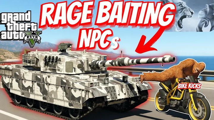 GTA 5: Ten Minutes of making NPCs go INSANE over Rage Baiting💀