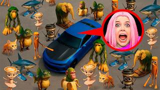 ALL BRAINROT ATTACKED OUR CAR Tung Tung Sahur, Ballerina Cappuccina, BRR BRR PATAPIM