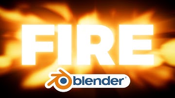 IGNITE BLAZING TEXT With Blender 5.0 Volume Nodes!