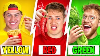 Eating Only ONE COLOR FOOD For 24 HOURS (Cruise Edition)