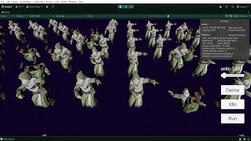 10000 RANDOMIZED Animations for Skinned Mesh Renderers in Unity ECS and Rukhanka Animation System