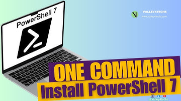 Install PowerShell 7 with ONE Command (Using Winget)