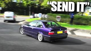BMWs DISRUPT Classy Car Show by Roundabout DRIFT Attempts