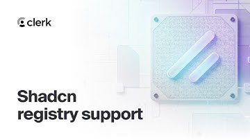 Install Clerk Using Shadcn Registry