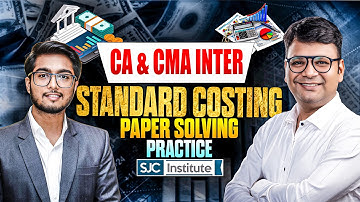Standard Costing | Material and Labour Variance | CA Paper Solving  SJC