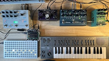 Minimal Music with norns shield, CS01 & Wavestick | Save the Lines 2025-11-16 by atnr