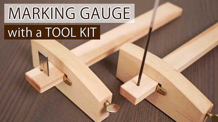 Making a Japanese Kebiki Marking Gauge from a Kit I Put Together