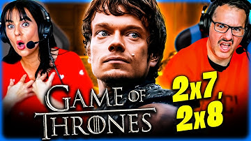 GAME OF THRONES SEASON 2 Episode 7 & 8 REACTION!! George R.R. Martin | A Song of Ice and Fire