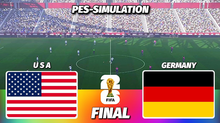 USA vs GERMANY | FIFA World Cup 2026 Final | PES 21 Simulation Gameplay