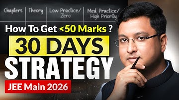How to Improve from Under 50 Marks in JEE 2026 | JEE 2026 Strategy | Motion JEE #nvsir #jee