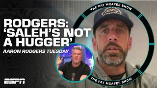 AARON RODGERS TUESDAY 👀 Awkward hug w/ Robert Saleh, Week 3's action & MORE | The Pat McAfee Show