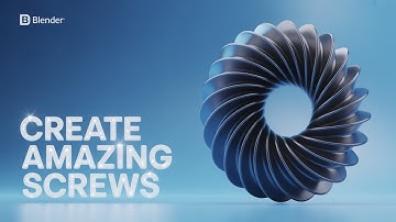 Screw Modifier in Blender in Hindi | Full Beginner Tutorial Explained