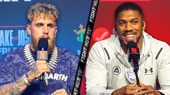 Anthony Joshua vs Jake Paul FULL Final Press Conference & Face Offs