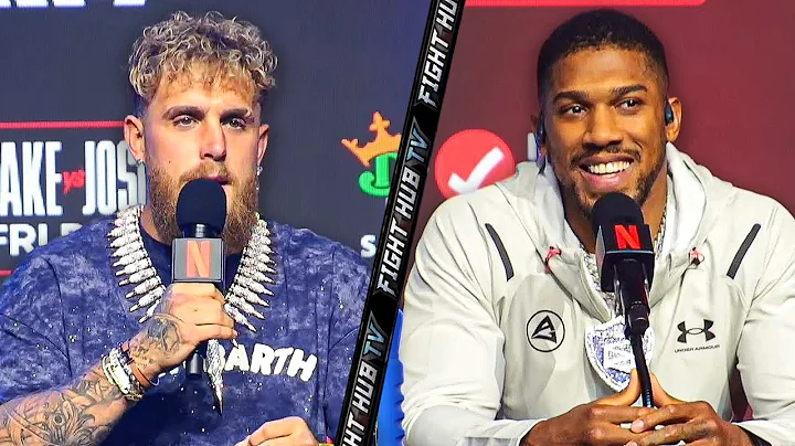 Anthony Joshua vs Jake Paul FULL Final Press Conference & Face Offs