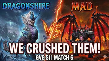 We CRUSHED the #1 Guild! 👑 DragonShire vs  MAD GvG S11 | Watcher Of Realms