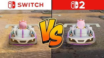 Switch 2 vs Switch 1 - Sonic Racing CrossWorlds Graphics Comparison