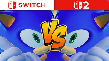 Switch 2 vs Switch 1 - Sonic Racing CrossWorlds Graphics Comparison