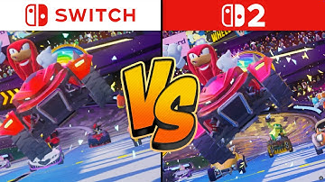 Switch 2 vs Switch 1 - Sonic Racing CrossWorlds Graphics Comparison