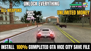 GTA Vice City Looks EMPTY… Until You Do THIS 😳🔥 | 100% Save File Install Guide!