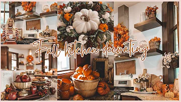 NEW! 2024 FALL KITCHEN DECOR | COZY FALL FARMHOUSE DECORATING IDEAS│FALL TABLESCAPE IDEAS FALL DECOR