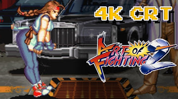 Art of Fighting 2 - Yuri Sakazaki (Arcade / 1994) 4K CRT