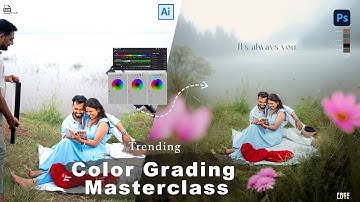 Best Pre Wedding Photo Editing & Color Grading Secret Revealed | Photoshop 2025 Tutorial हिन्दी में