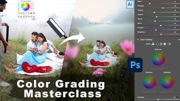 Hidden Tricks for Pre Wedding Photo Editing Revealed | Professional Color Grading 2025  (हिन्दी में)