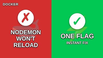 Fix: Nodemon Not Working in Docker (One Flag Solution Explained)