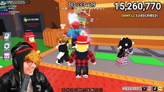 KreekCraft watches Sammy give Tim a Tim Cheese in Roblox Steal a Brainrot