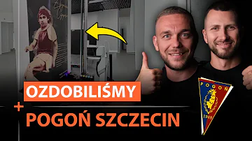 POGOŃ SZCZECIN ozdobiona! Czy DRUK ŚCIENNY sprawdził się na STADIONIE?  | wall printers⁺