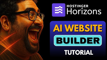 Hostinger AI Website Builder - Bouw een verbluffende website in 5 minuten (Horizon Tutorial)